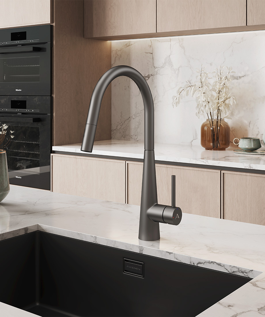 Atenea grifo monomando de cocina - Imagen 5