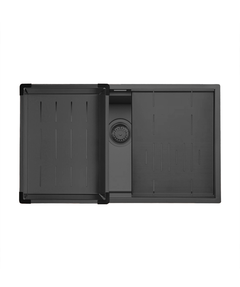 Rubí fregadero acero cepillado - Imagen 2